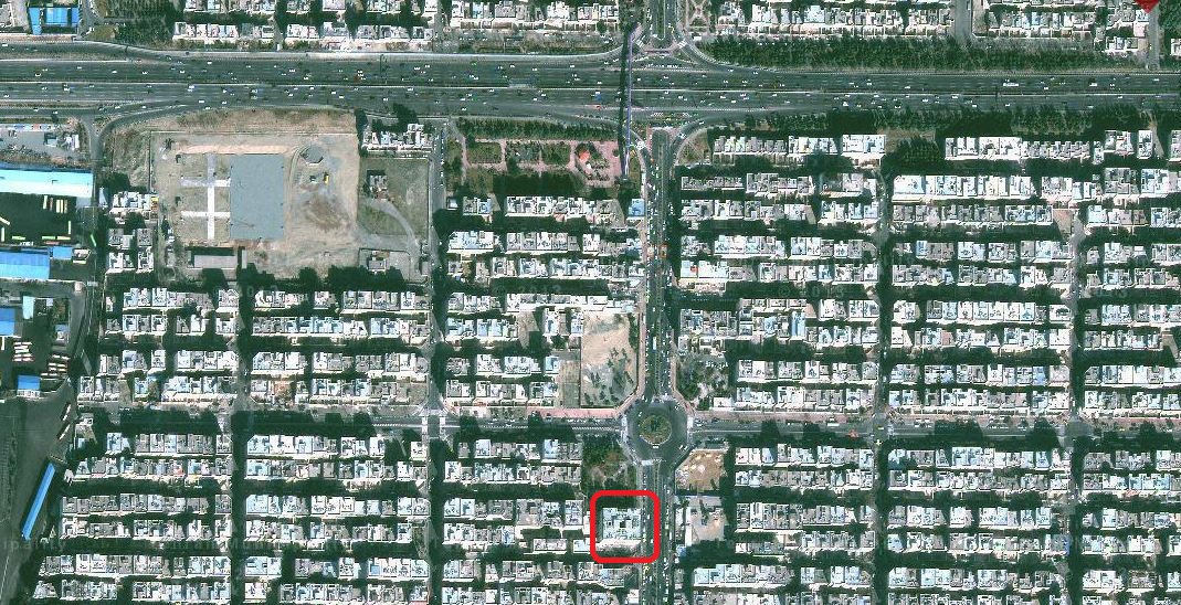 نقشه ماهواره ای دفتر پیشخوان دولت جنت آباد - چهار باغ